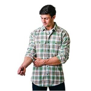 Men’s long sleeve plaid shirt XL worn once